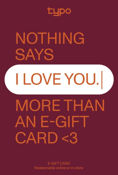 eGift Card, Typo I Love You